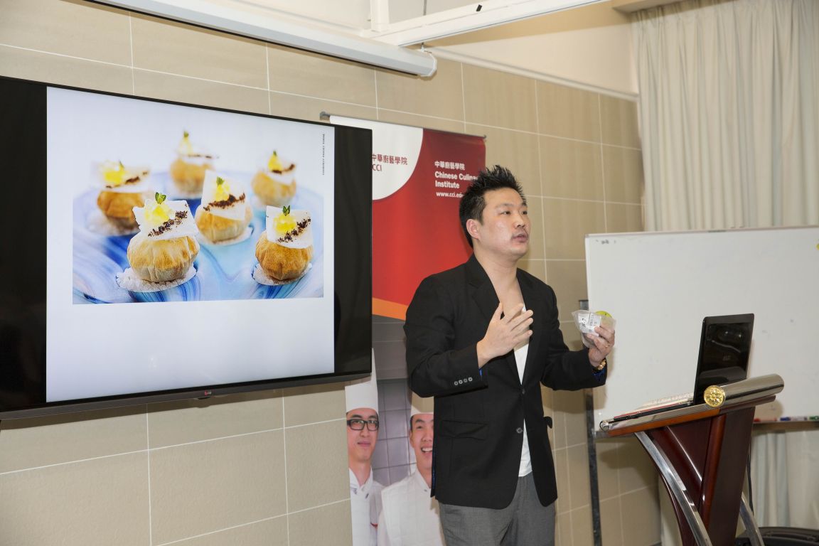 1 Star Michelin Chef Andrew Wong shared with CCI students